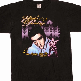 Eco Friendly Fabric Cozy Essentials VINTAGE ELVIS PRESLEY TEE SHIRT 1996 SIZE XL MADE IN USA