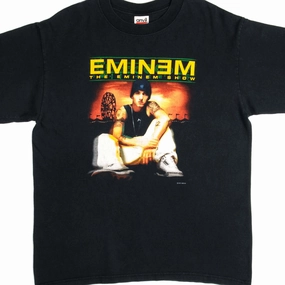 Reinforced Collar Relax Comfort Style VINTAGE EMINEM ANGER MANAGEMENT TOUR TEE SHIRT 2002 SIZE MEDIUM