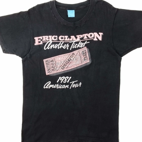 Sleek Layers Affordable accessibility VINTAGE ERIC CLAPTON ANOTHER TICKET AMERICAN TOUR 1981 TEE SHIRT SMALL MADE USA