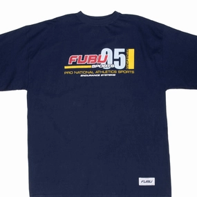 VINTAGE FUBU PRO NATIONAL ATHLETICS SPORTS BLUE TEE SHIRT 2000S XL Effortless Comfort long sleeved