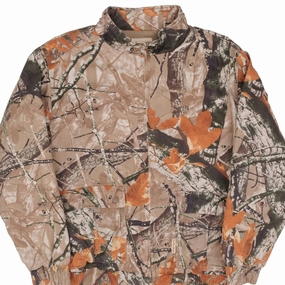 Zip-up VINTAGE FUSION 3D CAMO HUNTING JACKET SIZE MEDIUM