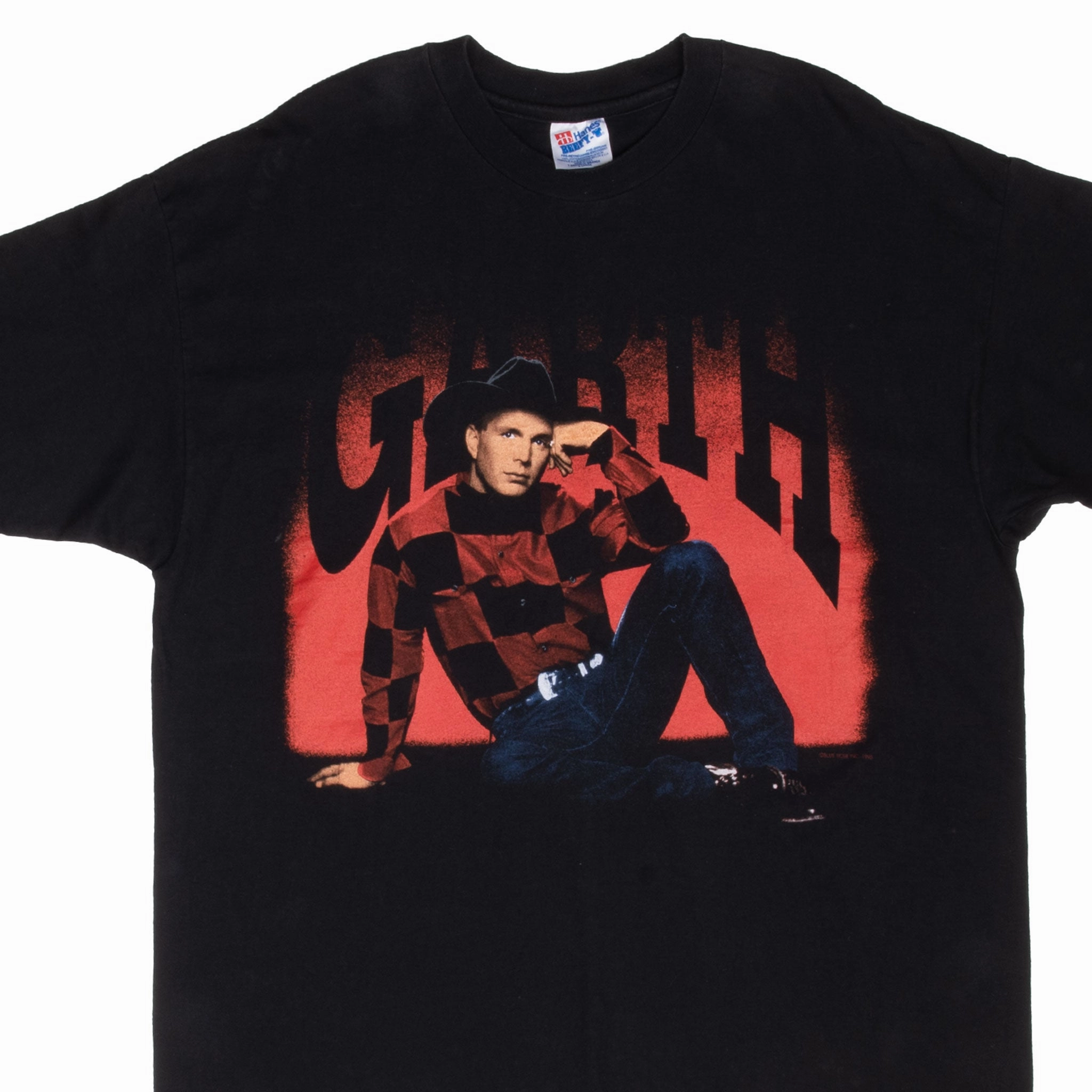 VINTAGE GARTH BOOKS ON TOUR 1993 TEE SHIRT XL MADE IN USA Comfort Stretch Fit Smooth Neckline