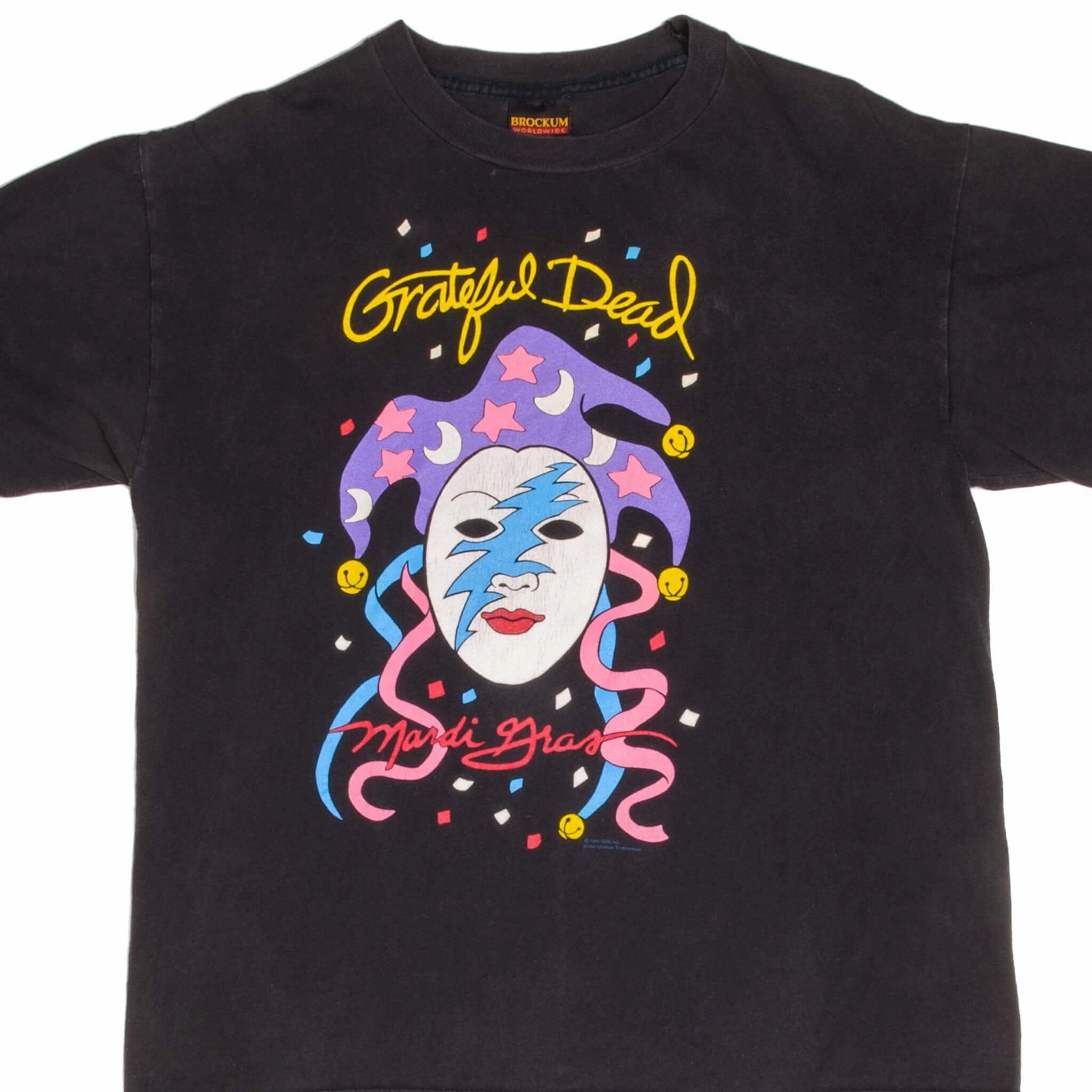 Sport Flex VINTAGE GRATEFUL DEAD MARDI GRAS TEE SHIRT 1990 SIZE LARGE MADE IN USA