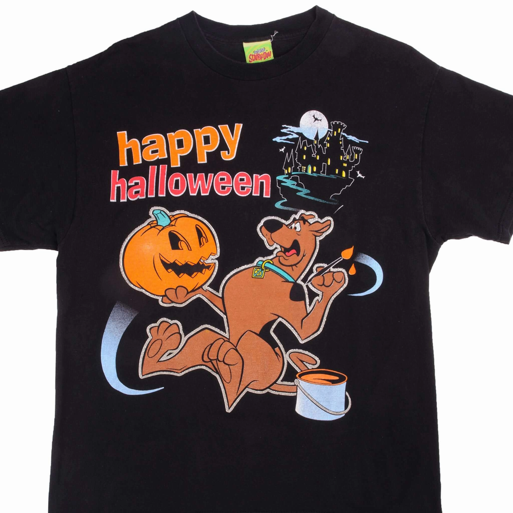 VINTAGE HALLOWEEN SCOOBY-DOO TEE SHIRT 2001 SIZE LARGE Timeless Layer Effortless Comfort Wear