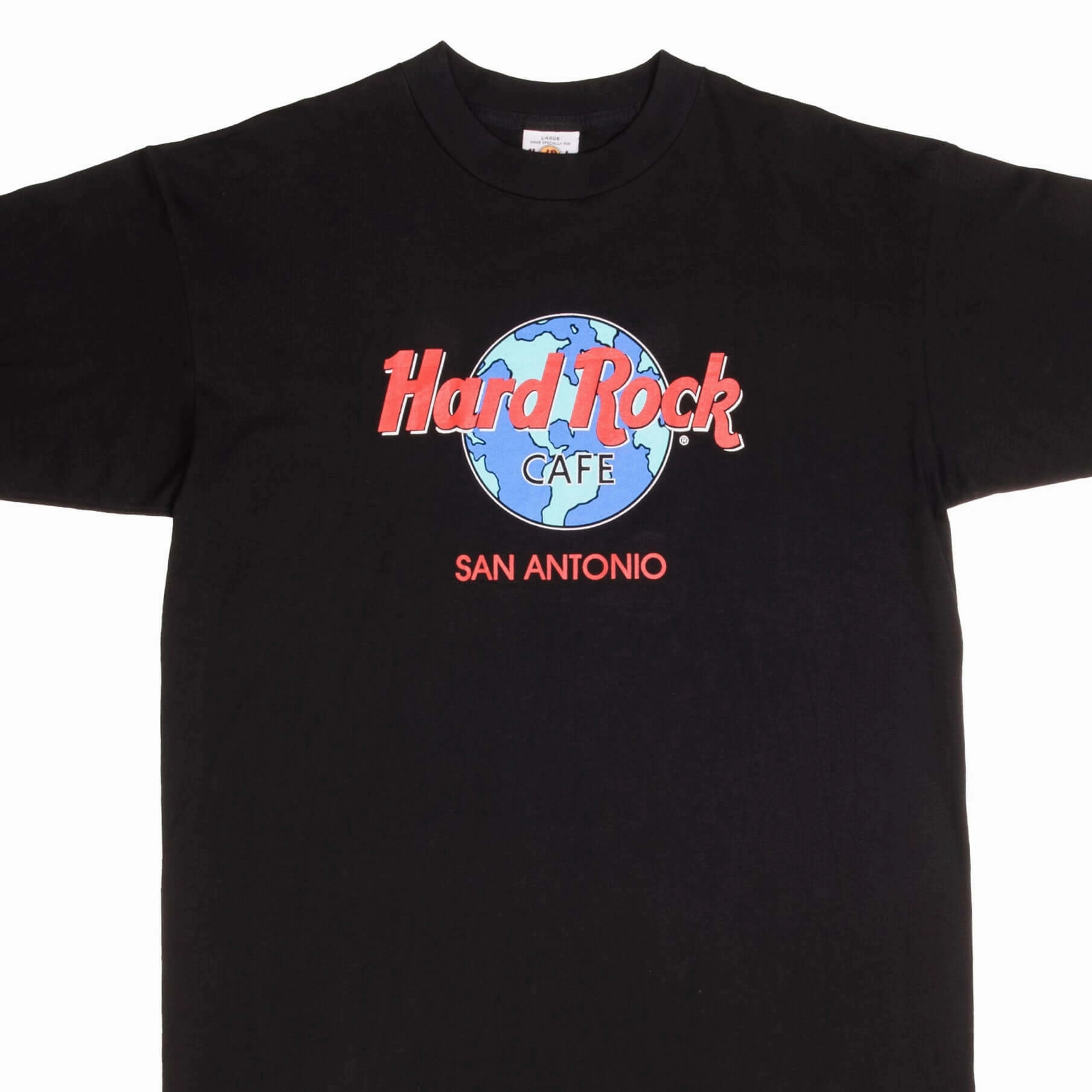 VINTAGE HARD ROCK CAFE SAN ANTONIO TEE SHIRT 1990S SIZE LARGE MADE IN USA Easy Layering