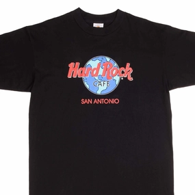 VINTAGE HARD ROCK CAFE SAN ANTONIO TEE SHIRT 1990S SIZE LARGE MADE IN USA Easy Layering