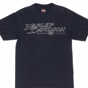 Chilly Day Comfort Versatile Wearable VINTAGE HARLEY DAVIDSON BOSTON 2008 TEE SHIRT MEDIUM MADE IN USA