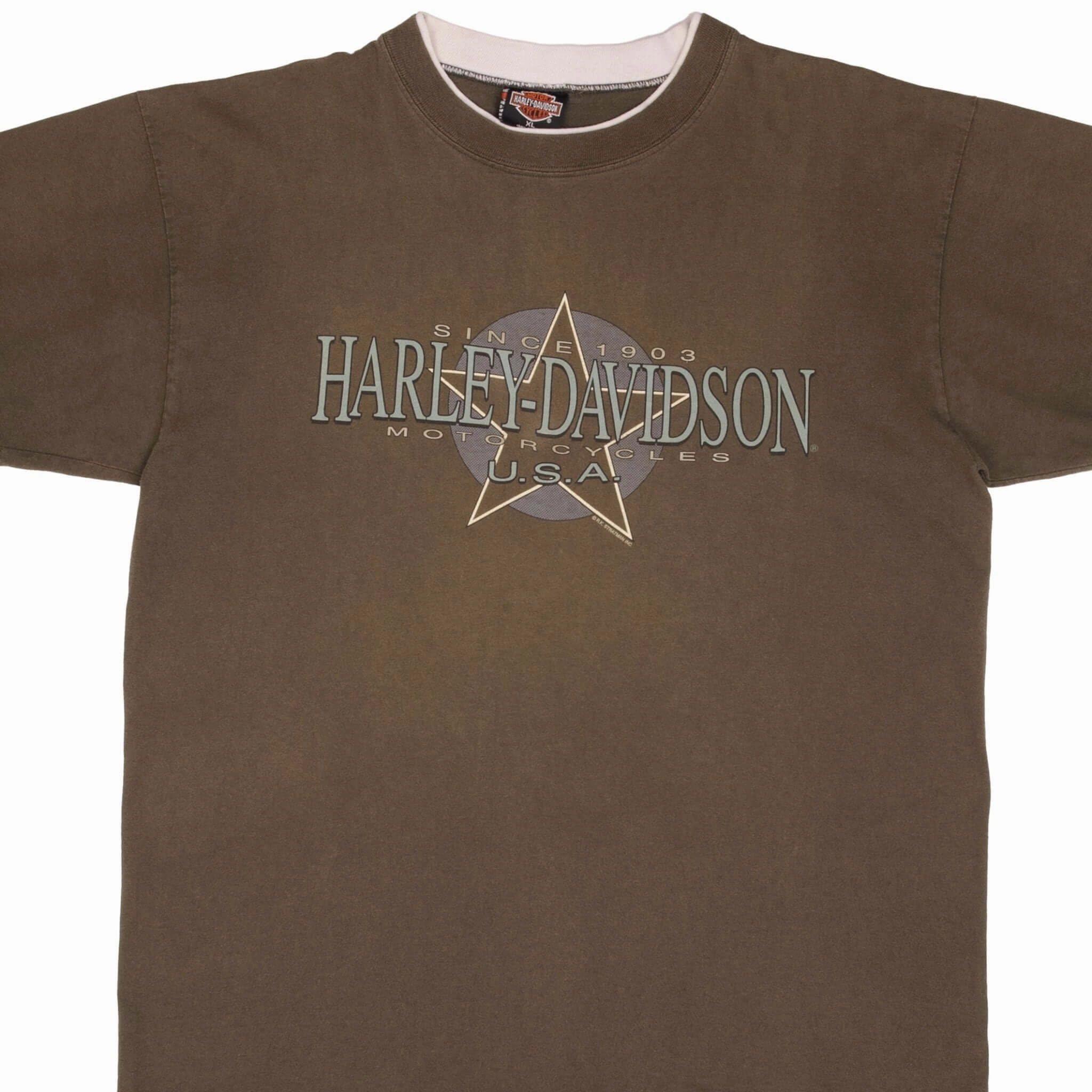 VINTAGE HARLEY DAVIDSON CHICAGO ILLINOIS TEE SHIRT 1990S SIZE XL MADE IN USA Everyday Look