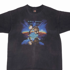 VINTAGE HARLEY DAVIDSON DALLAS TEXAS TEE SHIRT 1997 SIZE 2XL MADE IN USA Tight fit sexiness WrinkleFreeFabric