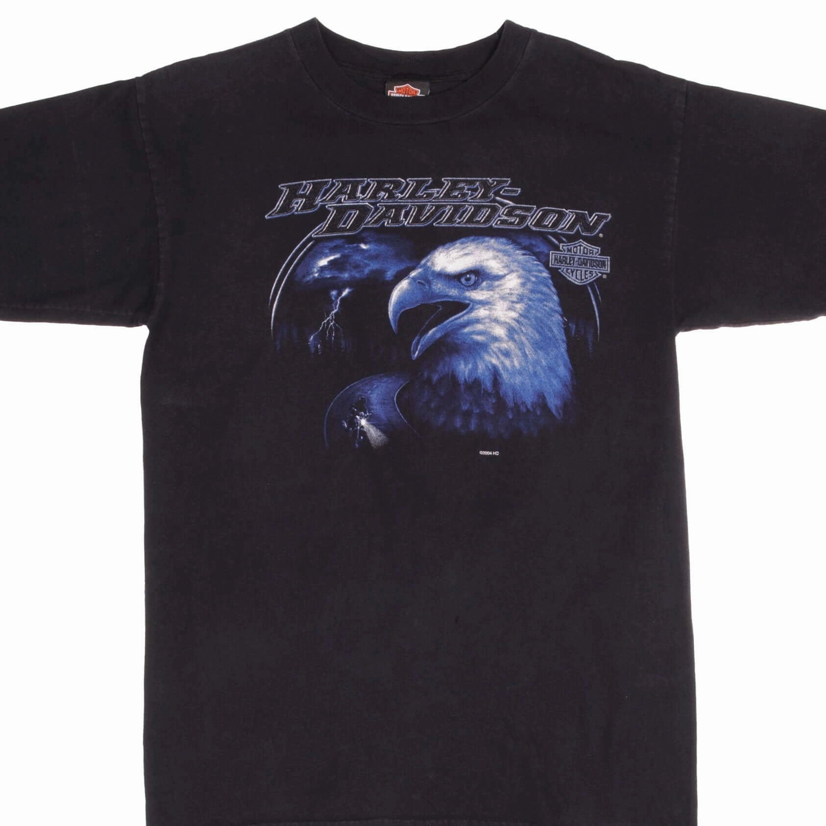 VINTAGE HARLEY DAVIDSON EAGLE TEE SHIRT BY HOLOUBEK 2004 MEDIUM MADE IN USA Comfy Layer