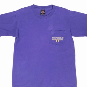 Stretch Comfort VINTAGE HARLEY DAVIDSON FLORIDA POCKET TEE SHIRT 1997 MEDIUM MADE IN USA