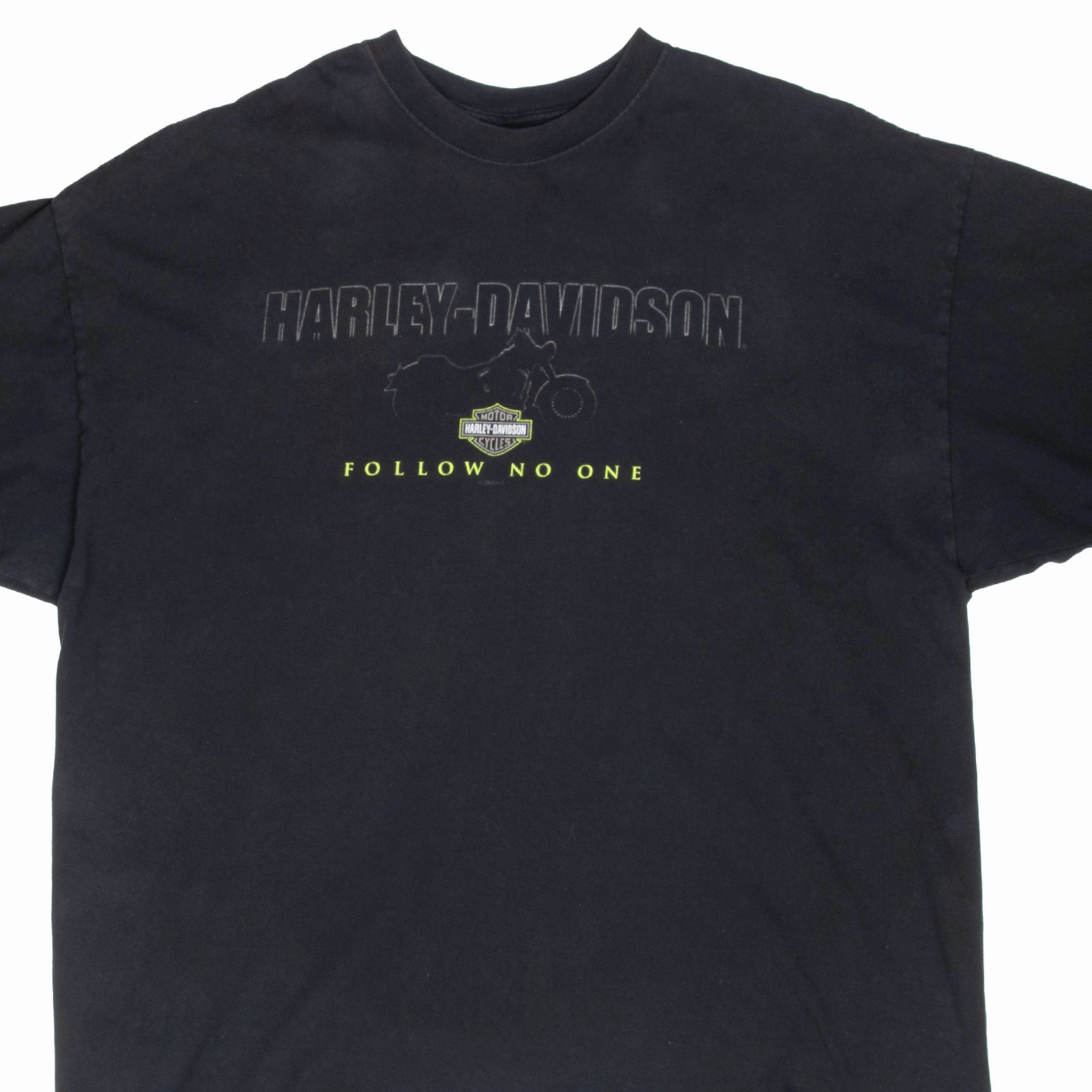 Weekend Wear VINTAGE HARLEY DAVIDSON FOLLOW NO ONE OREGON TEE SHIRT 2009 3XL
