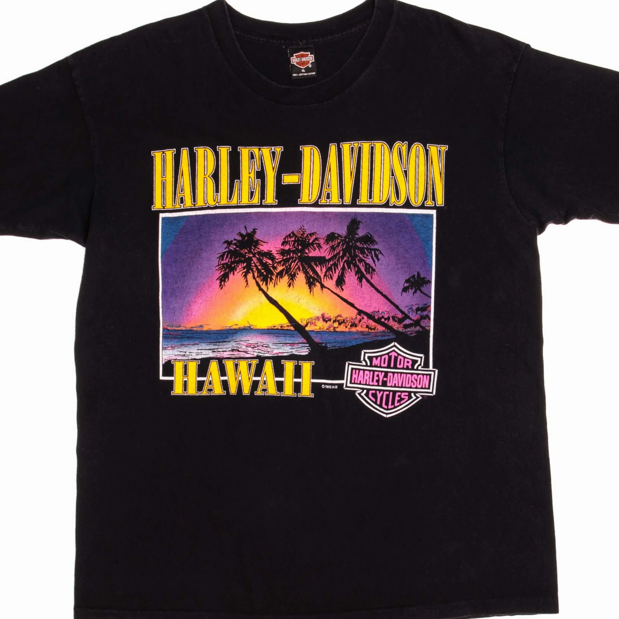 Indoor Event VINTAGE HARLEY DAVIDSON HAWAII TEE SHIRT 1997 SIZE XL MADE IN USA