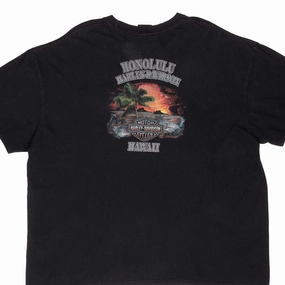 Soft Layer VINTAGE HARLEY DAVIDSON HONOLULU HAWAII 2014 TEE SHIRT 2XL