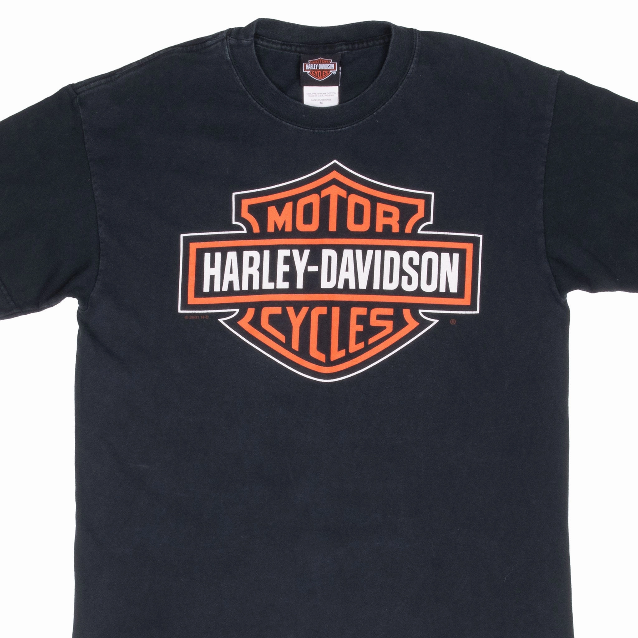 VINTAGE HARLEY DAVIDSON KOKOMO INDIANA 2003 TEE SHIRT MEDIUM MADE IN USA Reinforced Shoulder Seams Sporty Comfort