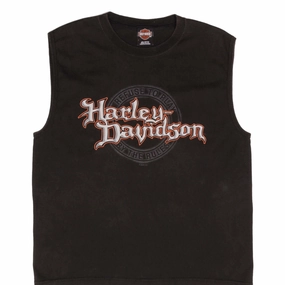 VINTAGE HARLEY DAVIDSON LOS ANGELES 2002 TANK TOP TEE SHIRT LARGE MADE IN USA Daily Style All-Purpose Comfort