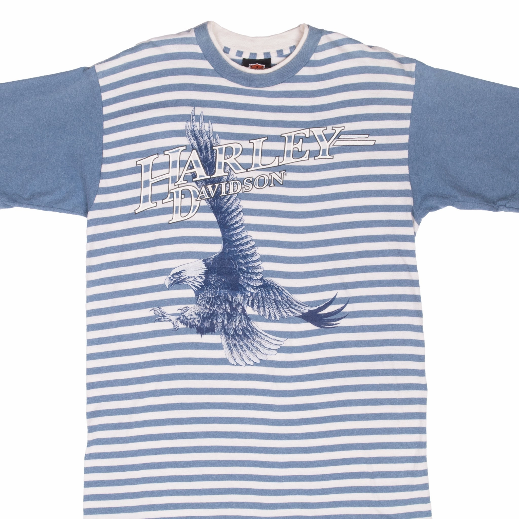 VINTAGE HARLEY DAVIDSON Mantua Ohio TEE SHIRT 1995 MEDIUM MADE IN USA Hypoallergenic Textile Everyday Wearable