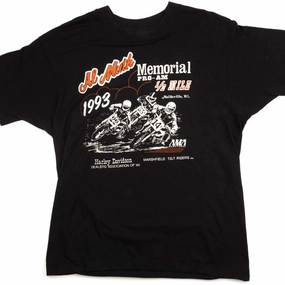 Chic VINTAGE HARLEY DAVIDSON MEMORIAL PRO AM AMA TEE SHIRT 1993 MEDIUM MADE IN USA