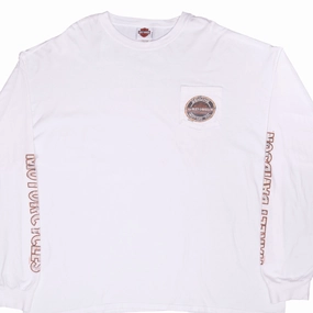 Daily Casual VINTAGE HARLEY DAVIDSON MESA ARIZONA LONG SLEEVES TEE SHIRT 2013 3XL