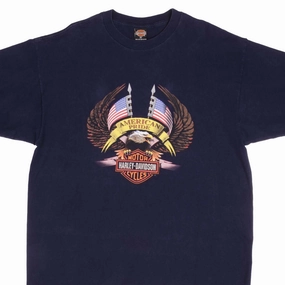 VINTAGE HARLEY DAVIDSON MILWAUKEE TEE SHIRT 2001 SIZE 2XL insulated Timeless Appeal