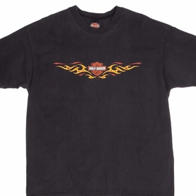 VINTAGE HARLEY DAVIDSON MINNESOTA TEE SHIRT 1999 XL MADE USA 90s High Quality Printing Garment Washed Texture