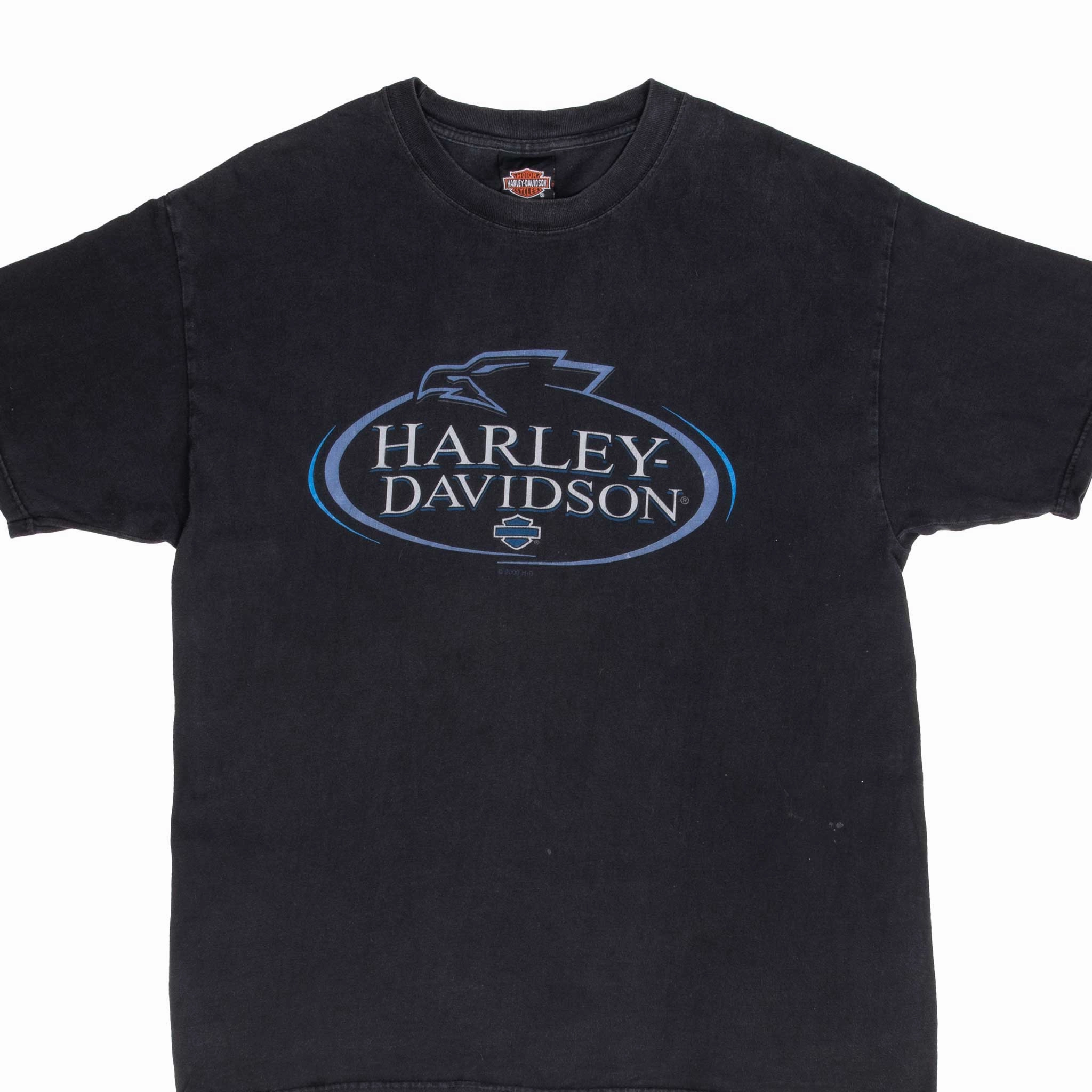 VINTAGE HARLEY DAVIDSON MONROE LA TEE SHIRT 2001 SIZE LARGE MADE IN USA Breezy Comfort