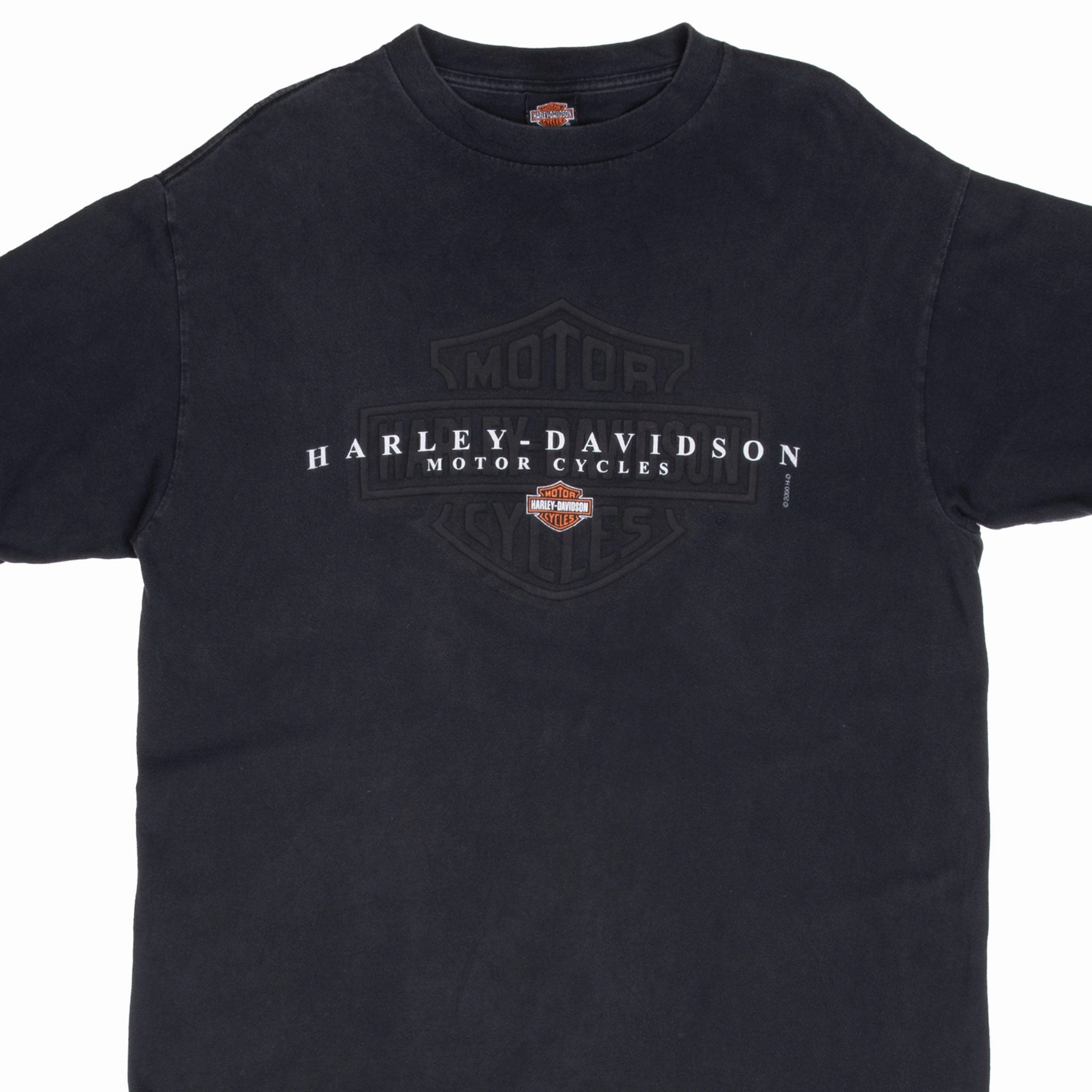 Oversized Fit VINTAGE HARLEY DAVIDSON RAPID CITY SOUTH DAKOTA 2000 TEE SHIRT LARGE MADE IN USA