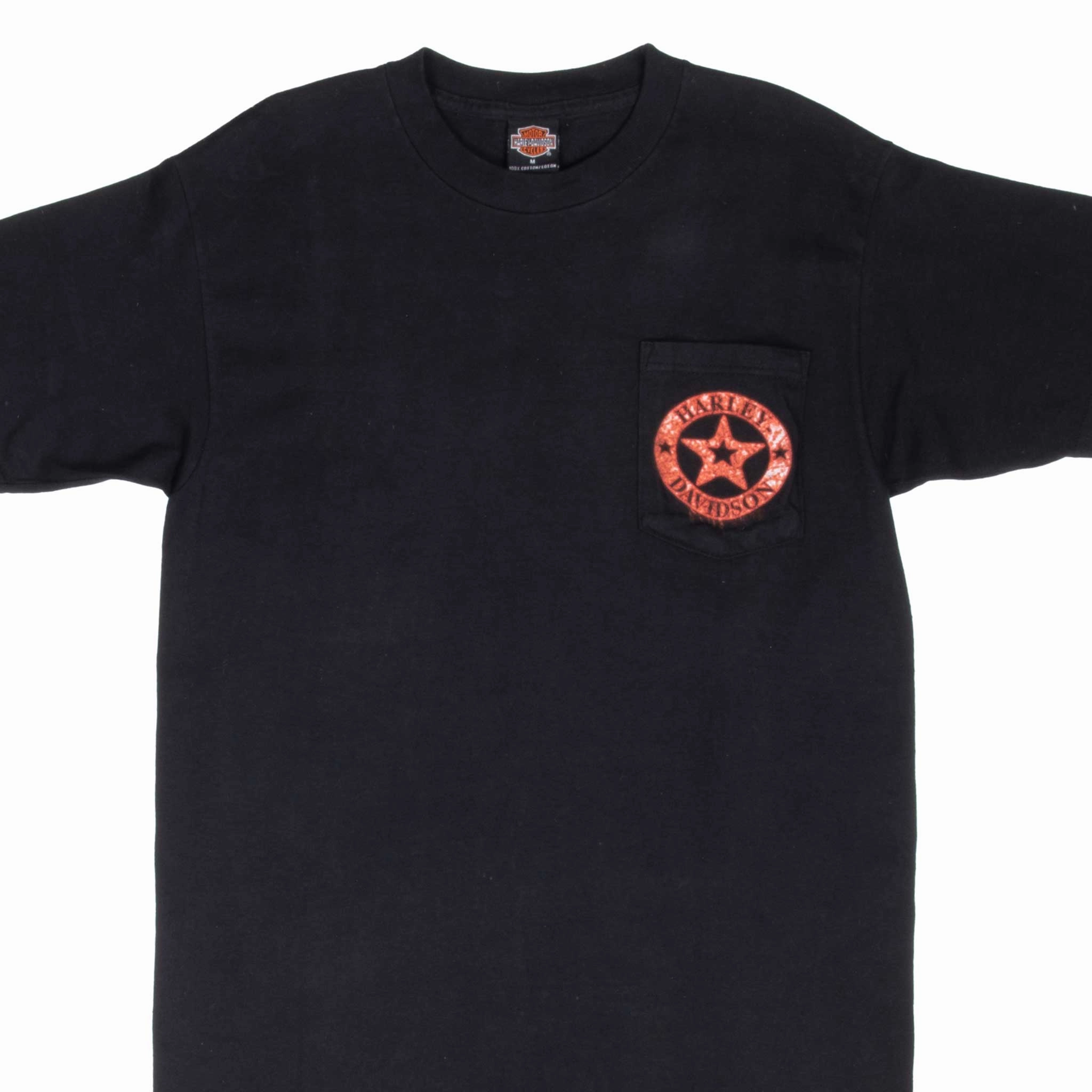 VINTAGE HARLEY DAVIDSON ROCK SPRINGS WYOMING 2000S TEE SHIRT MEDIUM Perfect for Any Outfit Trendy Vibes