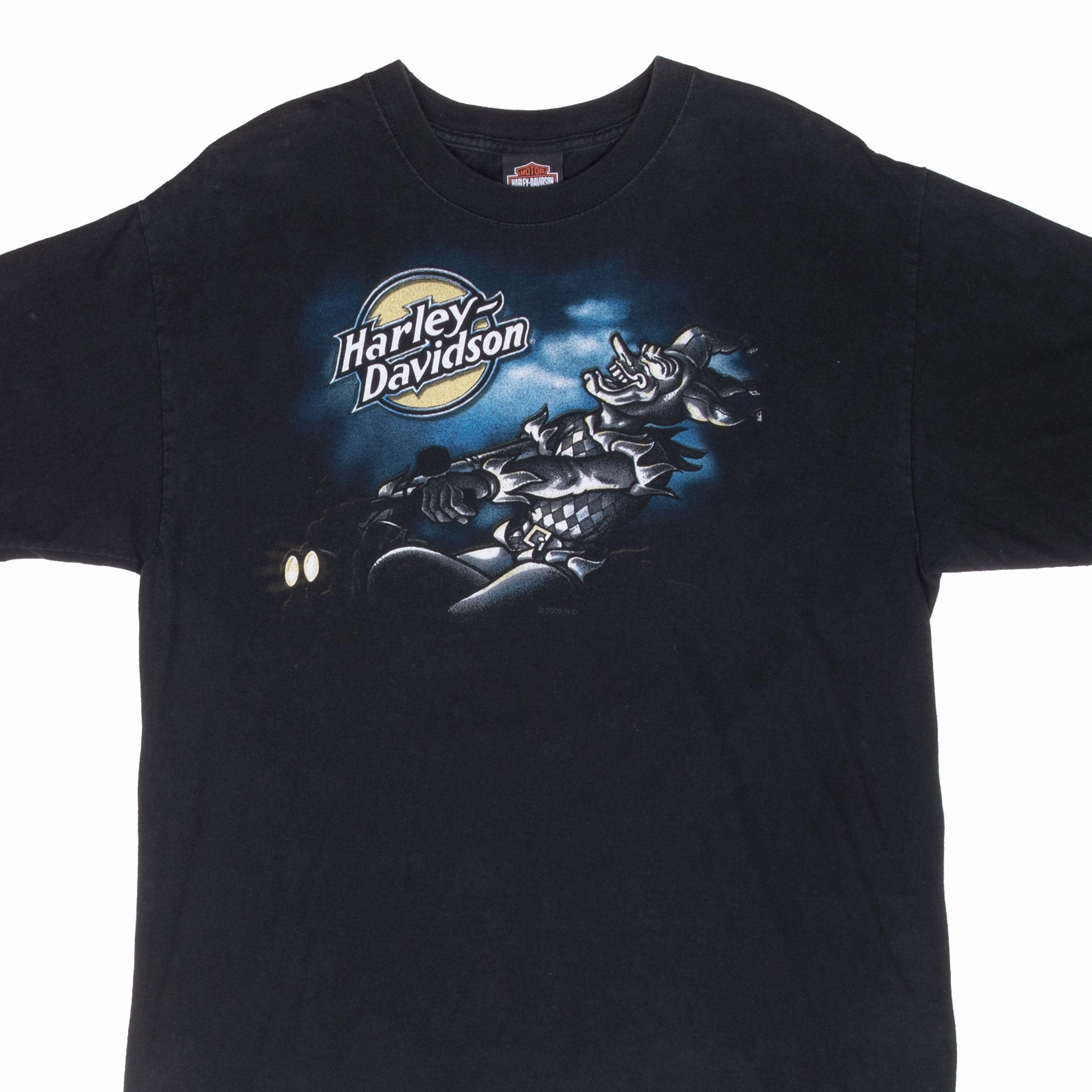 Chilly Day Comfort High-Quality Fabric VINTAGE HARLEY DAVIDSON SAN ANTONIO TEXAS 2009 TEE SHIRT LARGE MADE IN USA