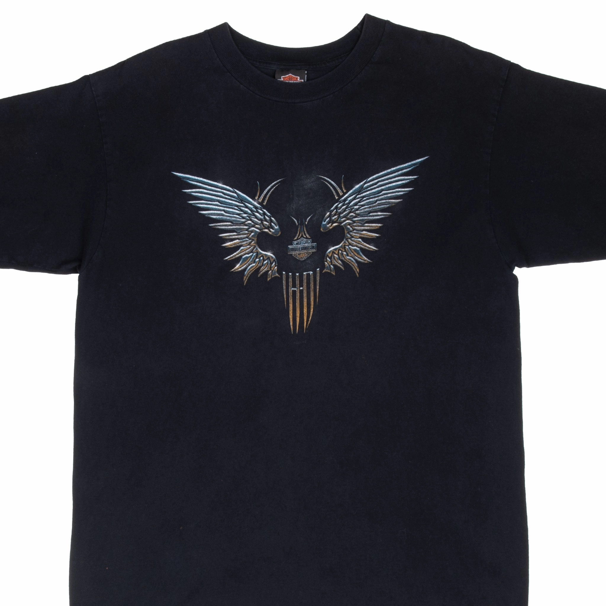 VINTAGE HARLEY DAVIDSON SAN ANTONIO TEXAS TEE SHIRT 2008 XL MADE IN USA Sublimation Resistant Fabric