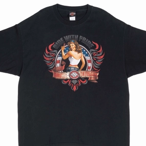 VINTAGE HARLEY DAVIDSON SAN DIEGO CALIFORNIA TEE SHIRT 2008 XL Informal charm Relaxed Vibes