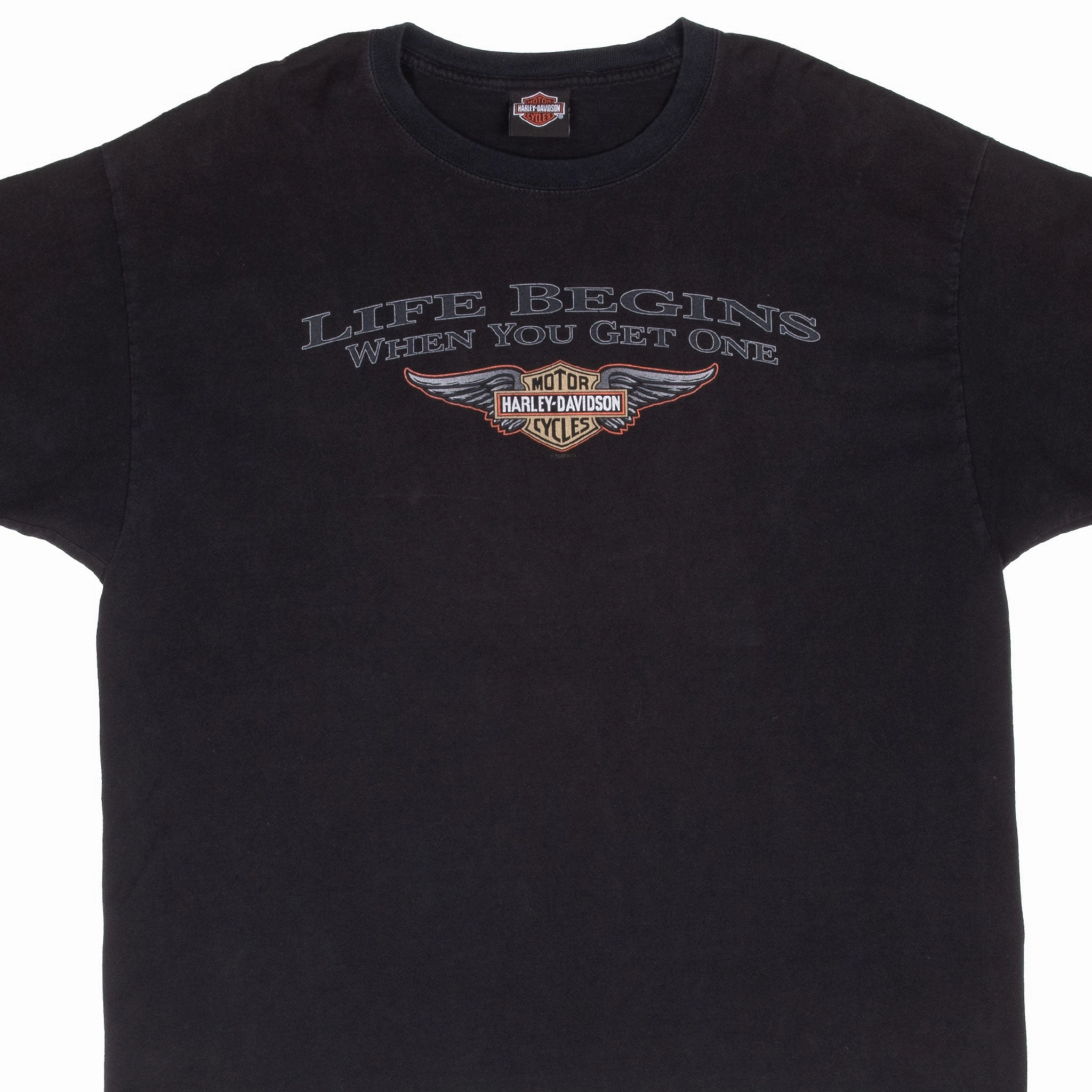 Sporty Style VINTAGE HARLEY DAVIDSON SANDY UTAH TEE SHIRT 2010 XL