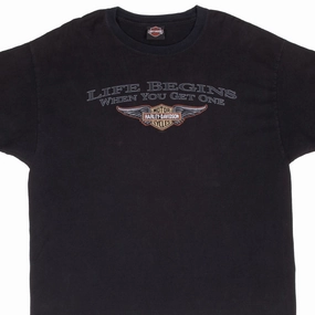 Sporty Style VINTAGE HARLEY DAVIDSON SANDY UTAH TEE SHIRT 2010 XL