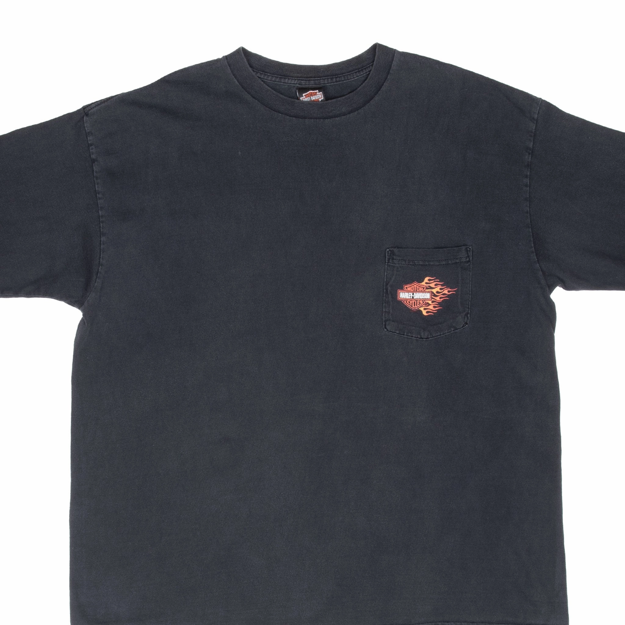 Summer Ready VINTAGE HARLEY DAVIDSON SAVANAH GEORGIA 2000 POCKET TEE SHIRT 2XL MADE IN USA