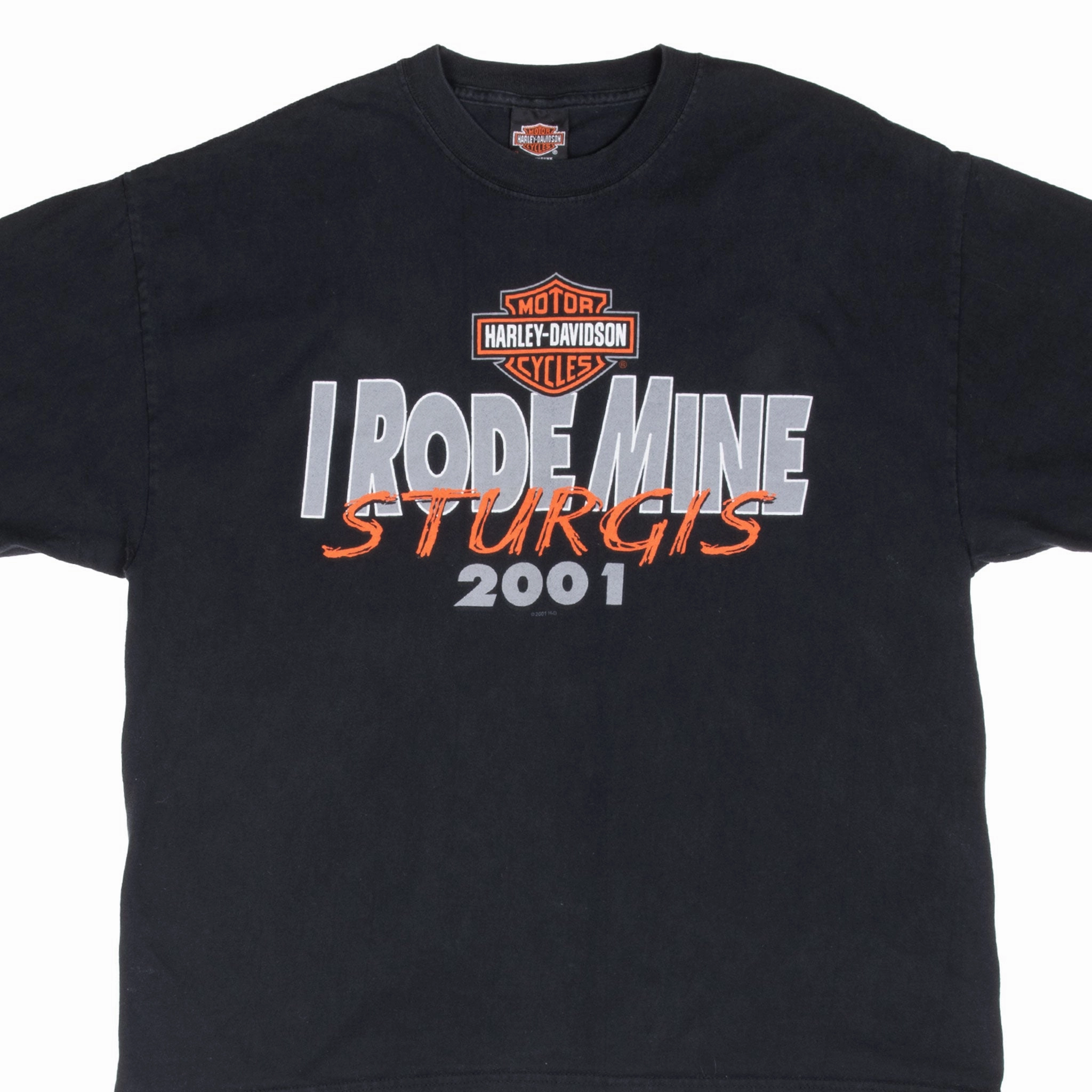 Cozy Wear Adult sophistication VINTAGE HARLEY DAVIDSON STURGIS SOUTH DAKOTA 2001 TEE SHIRT XL