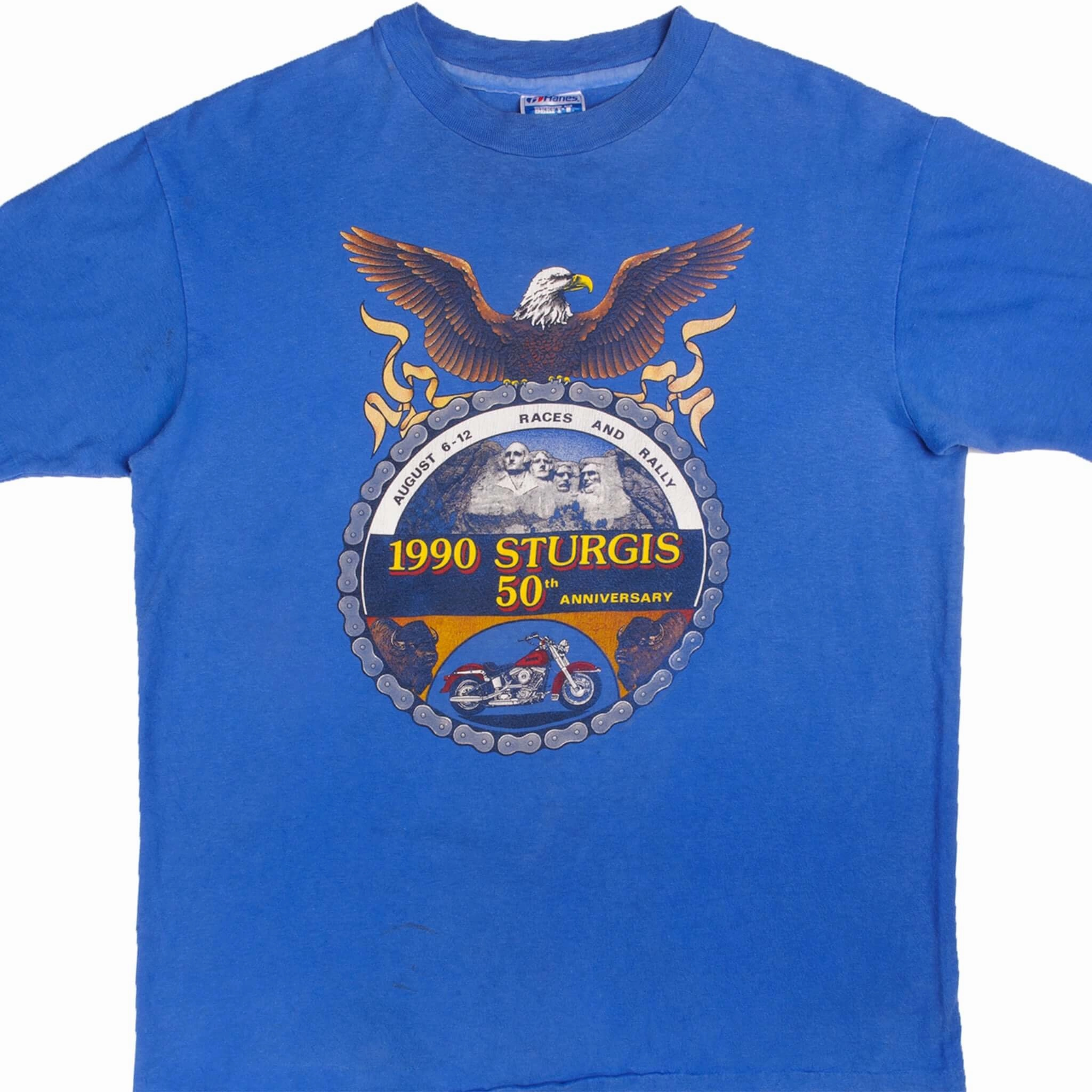 VINTAGE HARLEY DAVIDSON TEE SHIRT 1990 SIZE LARGE MADE IN USA Urban Fashion