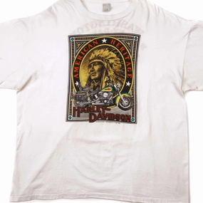 VINTAGE HARLEY DAVIDSON TEE SHIRT 1992 SIZE 2XL MADE IN USA long sleeved Fashion Must-Have