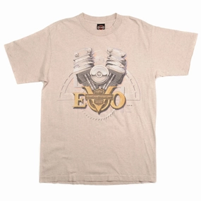 Drip Dry Fabric Casual Style VINTAGE HARLEY DAVIDSON TEE SHIRT 1995 SIZE MEDIUM MADE IN USA