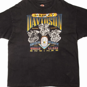 VINTAGE HARLEY DAVIDSON TEE SHIRT 1995 SIZE XL MADE IN USA Perfect Layer Wear