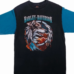 Modern Fit VINTAGE HARLEY DAVIDSON TEE SHIRT 1996 SIZE MEDIUM MADE IN USA