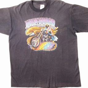Sleek Comfort ThermoregulatingFabric VINTAGE HARLEY DAVIDSON TEE SHIRT SIZE XL MADE IN USA