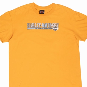 Lightweight Fabric Relaxed Torso Fit VINTAGE HARLEY DAVIDSON THE POWER OF FREEDOM TEE SHIRT 2008 XL