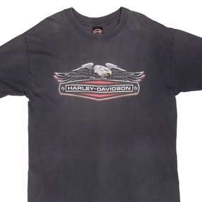 VINTAGE HARLEY DAVIDSON WICHITA KANSAS 1990S TEE SHIRT XL MADE IN USA Movie Night