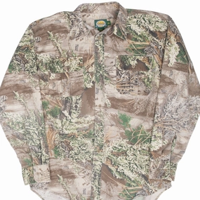 Anti Pilling VINTAGE HUNTING ADVANTAGE MAX 1 CAMO SHIRT 1990S LARGE TALL