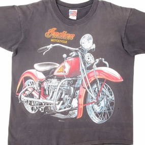 VINTAGE INDIAN MOTOCYCLE TEE SHIRT 1995 SIZE LARGE MADE IN USA Easygoing Wear Ultimate Fit
