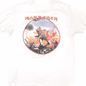 VINTAGE IRON MAIDEN TEE SHIRT THE TROOPER 1983 SIZE MEDIUM Minimalist Layer right size