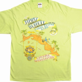 VINTAGE JIMMY BUFFETT AND THE CORAL REEFER BAND TEE SHIRT 1997 SIZE XL Short Sleeve Sporty Style