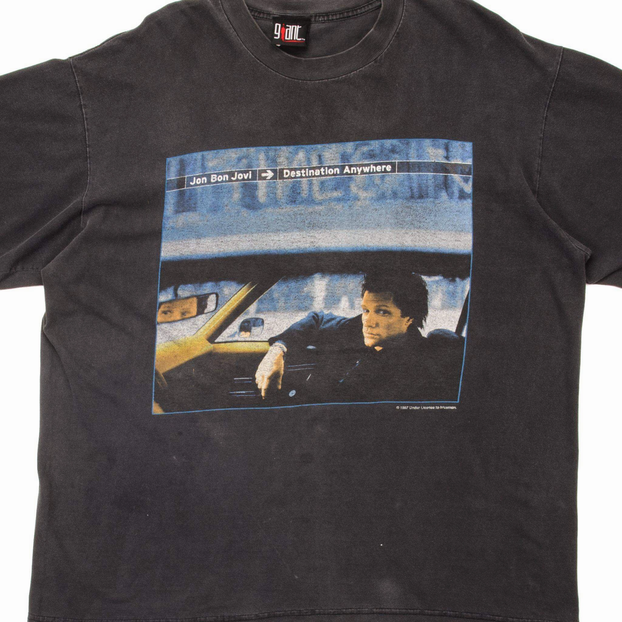 Lightweight Fashion Breathable Performance VINTAGE JON BON JOVI TEE SHIRT 1997 SIZE XL MADE IN USA