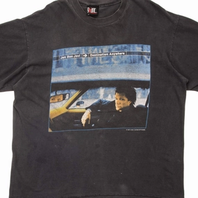 Lightweight Fashion Breathable Performance VINTAGE JON BON JOVI TEE SHIRT 1997 SIZE XL MADE IN USA