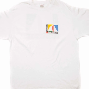 Anti Shrinkage Treatment Classic Comfort Style VINTAGE KONA HAWAII CRAZY SHIRT TEE SHIRT SIZE LARGE MADE IN USA